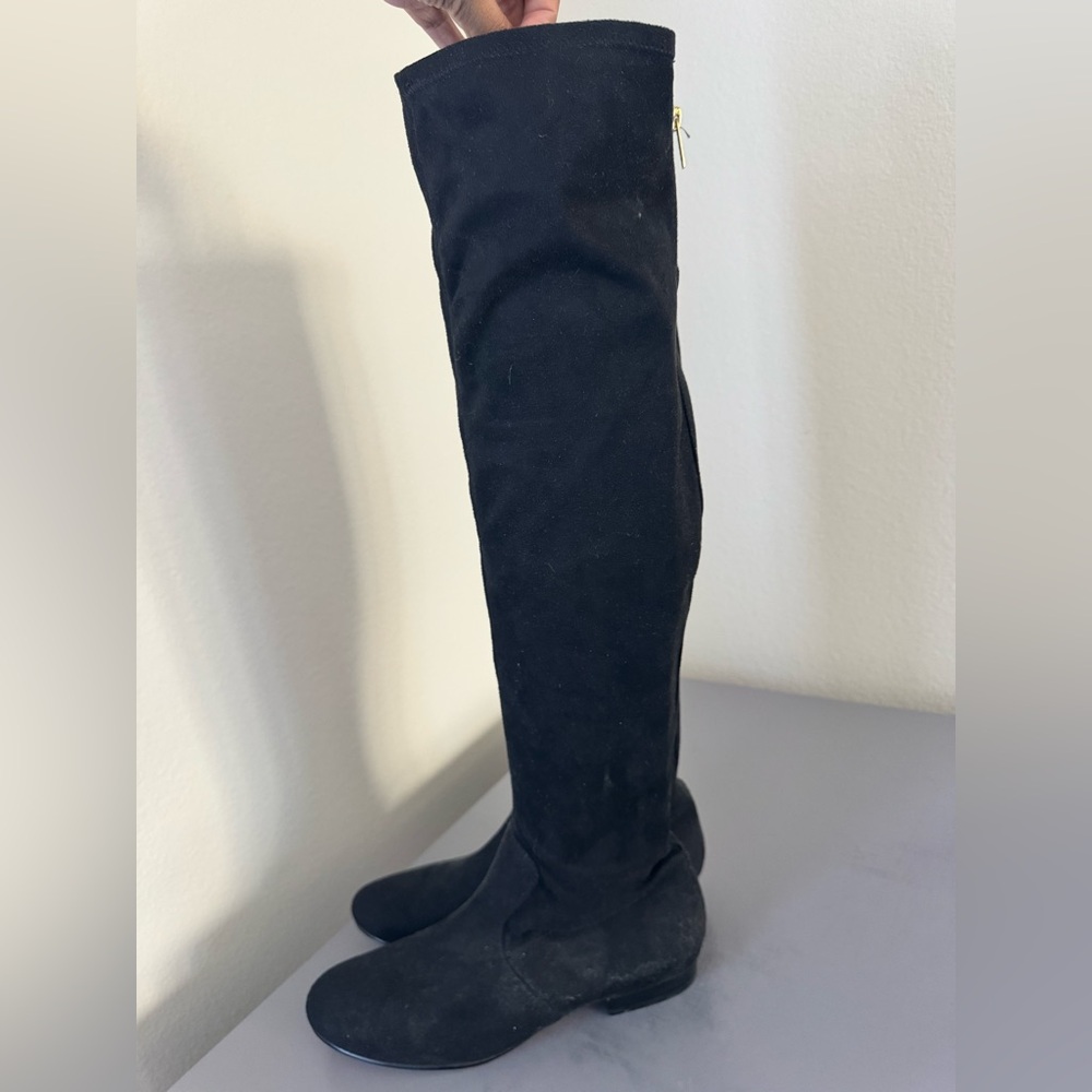 Ivanka Trump Black Over the Knee Boots